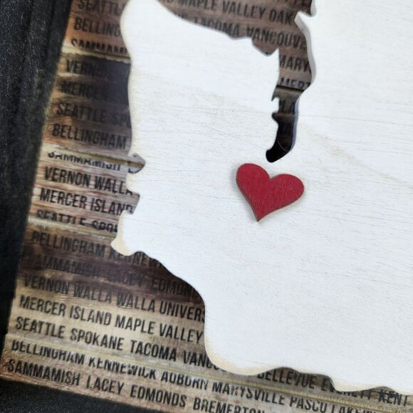 🩵Primitives by Kathy Washington State Shaped Box Tabletop/Wall Decor - Picture 6 of 9